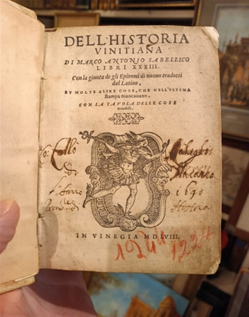 Marco Antonio Sabellico Dell'historia veneziana 1558