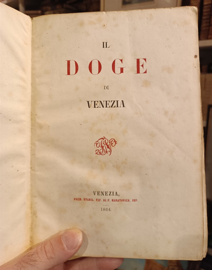 Bartolomeo Cecchetti Il Doge di Venezia 1864