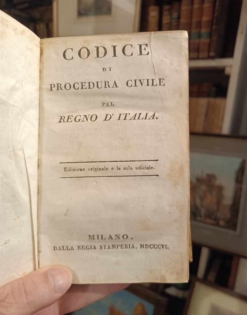 Napoleone Bonaparte Codice di procedura civile 1806