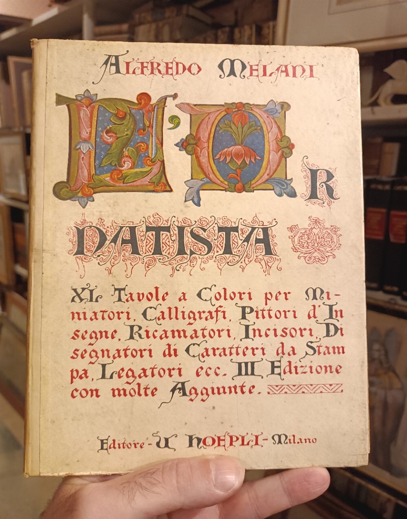 Alfredo Melani Manuale dell'ornatista Hoepli 1929