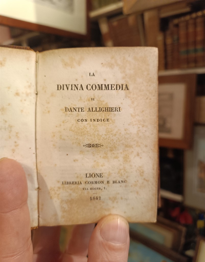 Dante Alighieri Divina Commedia Lione 1842