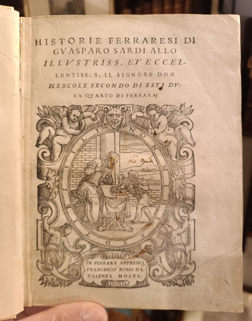 Gasparo Sardi Historie Ferraresi Ferrara 1556