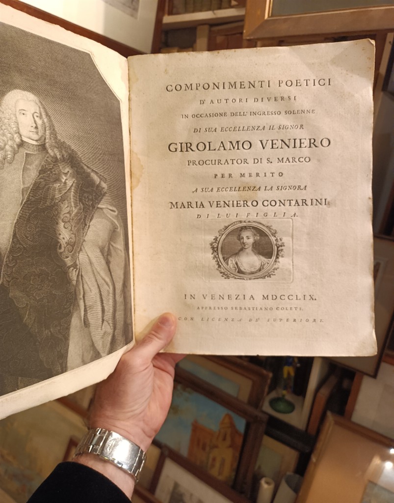 Componimenti poetici per Girolamo Veniero procurator di San Marco 1759