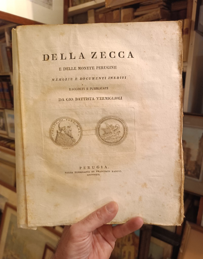 Giovan Battista Vermiglioli Della zecca Perugina 1816